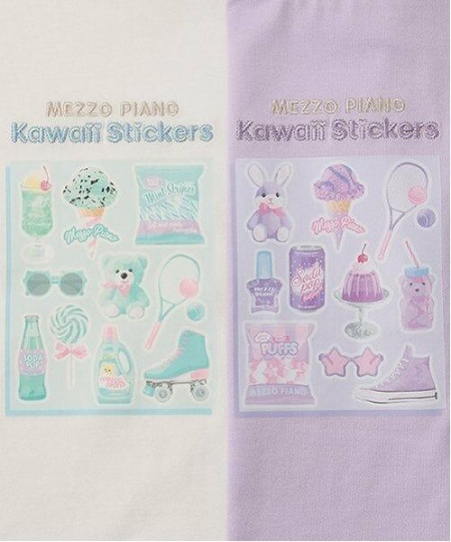 mezzo piano / メゾピアノ Tシャツ | チュールレイヤード　長袖Tシャツ | 詳細7