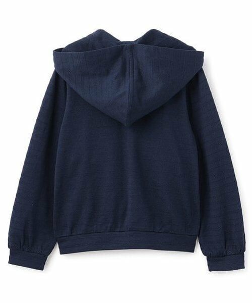 mezzo piano / メゾピアノ パーカー | 透かし柄　ZIPパーカ | 詳細1