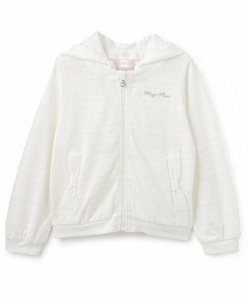 mezzo piano / メゾピアノ パーカー | 透かし柄　ZIPパーカ | 詳細12