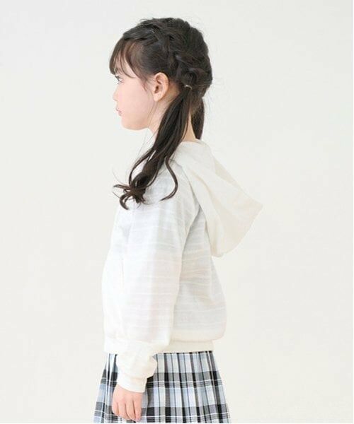 mezzo piano / メゾピアノ パーカー | 透かし柄　ZIPパーカ | 詳細16