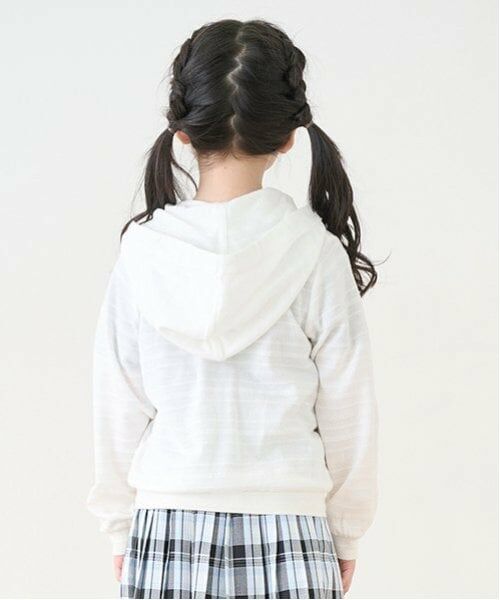 mezzo piano / メゾピアノ パーカー | 透かし柄　ZIPパーカ | 詳細17