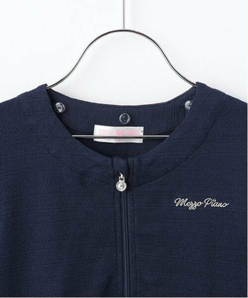 mezzo piano / メゾピアノ パーカー | 透かし柄　ZIPパーカ | 詳細3