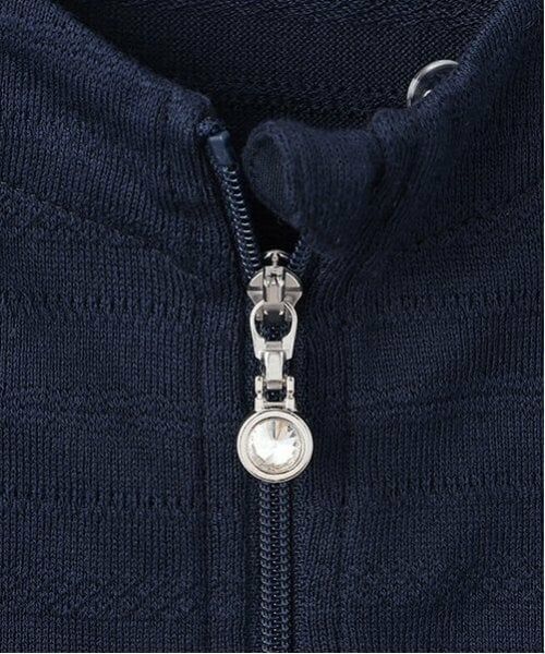 mezzo piano / メゾピアノ パーカー | 透かし柄　ZIPパーカ | 詳細5