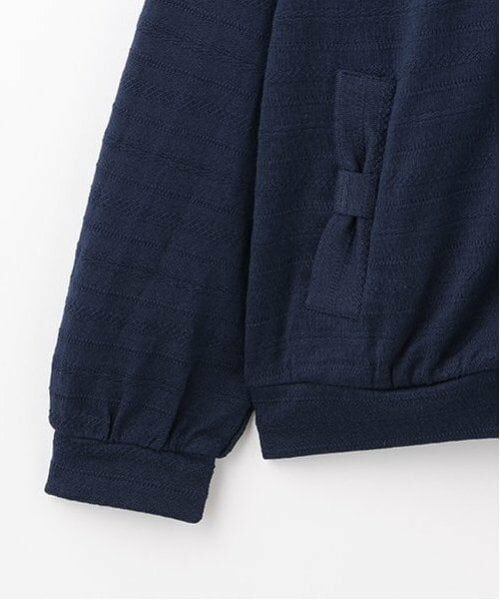 mezzo piano / メゾピアノ パーカー | 透かし柄　ZIPパーカ | 詳細9