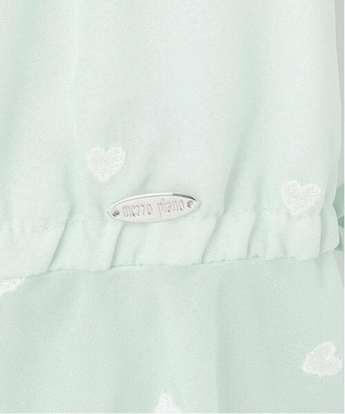 mezzo piano / メゾピアノ シャツ・ブラウス | ハート刺しゅうペプラム　シアーブラウス | 詳細6