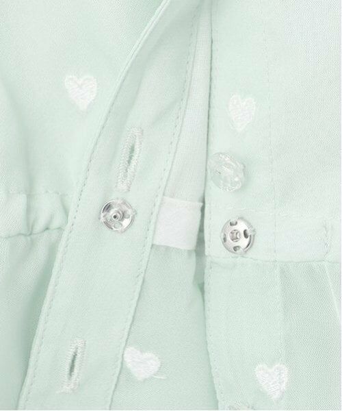 mezzo piano / メゾピアノ シャツ・ブラウス | ハート刺しゅうペプラム　シアーブラウス | 詳細7