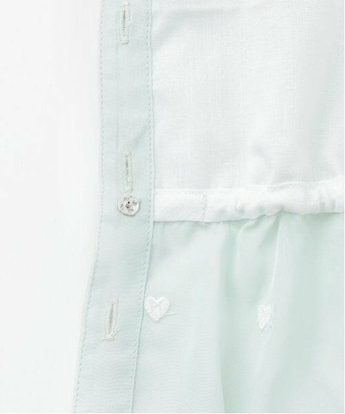 mezzo piano / メゾピアノ シャツ・ブラウス | ハート刺しゅうペプラム　シアーブラウス | 詳細8