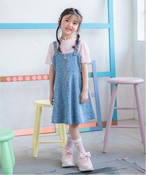 mezzo piano / メゾピアノ Tシャツ | ハートくり抜き　プチハイ　半袖Tシャツ | 詳細2