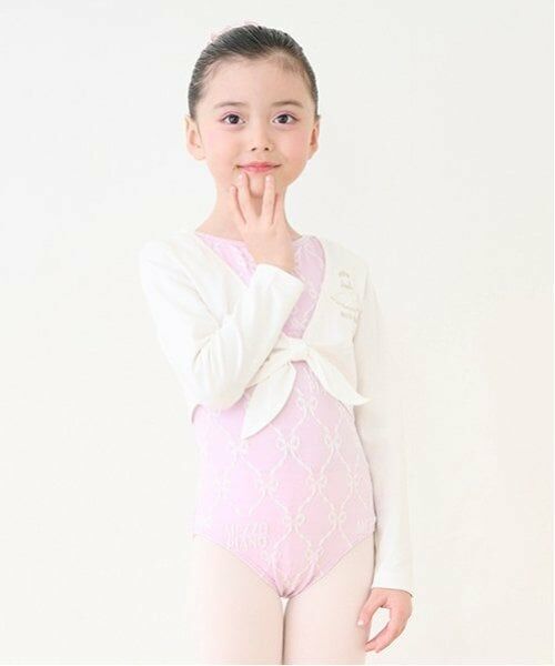 mezzo piano / メゾピアノ カーディガン・ボレロ | 【バレエ】カシュクールトップ（オフ ホワイト）