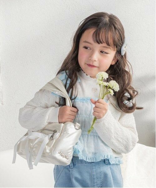 mezzo piano / メゾピアノ カーディガン・ボレロ | キラキラシアーカーディガン | 詳細1