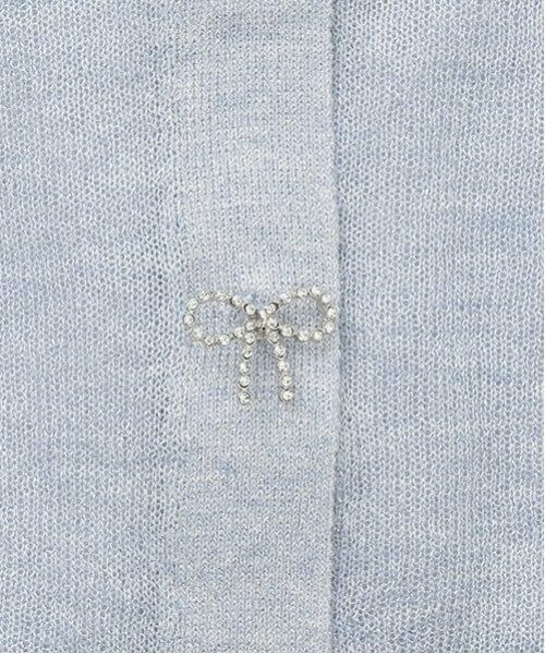 mezzo piano / メゾピアノ カーディガン・ボレロ | キラキラシアーカーディガン | 詳細8