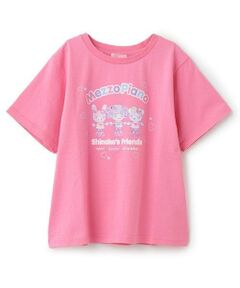 mezzo piano / メゾピアノ Tシャツ | 【しなこちゃん×ミミポポ】Tシャツ　大人用