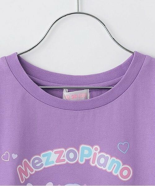 mezzo piano / メゾピアノ Tシャツ | 【しなこちゃん×ミミポポ】Tシャツ　大人用 | 詳細2