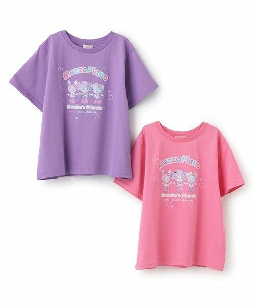 mezzo piano / メゾピアノ Tシャツ | 【しなこちゃん×ミミポポ】Tシャツ　大人用 | 詳細7