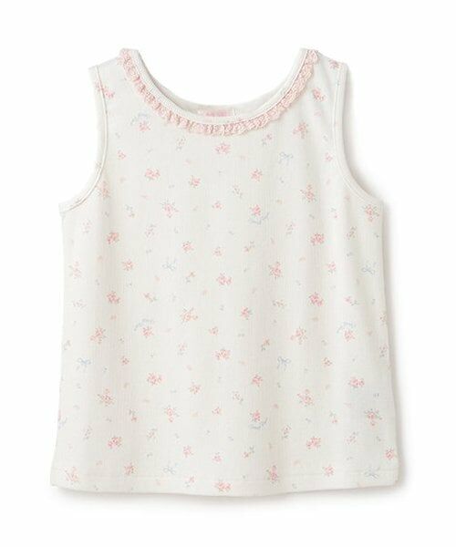 mezzo piano / メゾピアノ キャミソール・チューブトップ | テレコタンクトップ（マルチ）