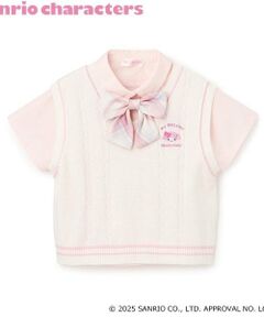 mezzo piano / メゾピアノ シャツ・ブラウス | 【マイメロディ・シナモロール】ベスト＆ブラウスSET