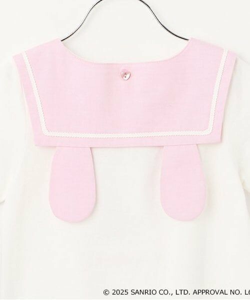 mezzo piano / メゾピアノ Tシャツ | 【マイメロディ・シナモロール】セーラー衿つきTシャツ | 詳細13