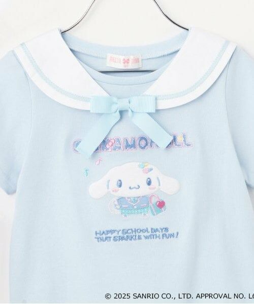 mezzo piano / メゾピアノ Tシャツ | 【マイメロディ・シナモロール】セーラー衿つきTシャツ | 詳細3