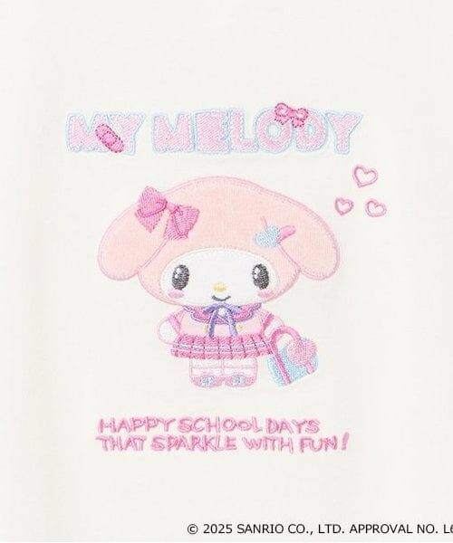 mezzo piano / メゾピアノ Tシャツ | 【マイメロディ・シナモロール】セーラー衿つきTシャツ | 詳細6