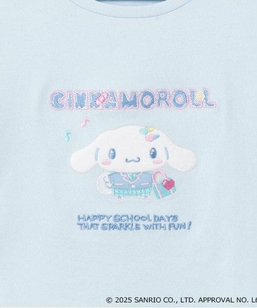 mezzo piano / メゾピアノ Tシャツ | 【マイメロディ・シナモロール】セーラー衿つきTシャツ | 詳細7