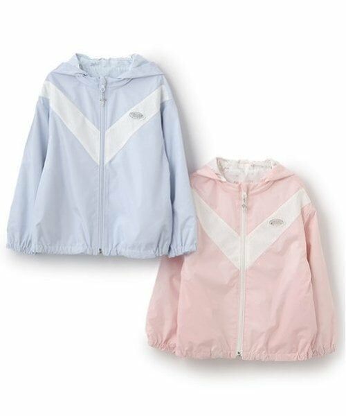 mezzo piano / メゾピアノ ブルゾン | 切替×花柄　リバーシブルブルゾン | 詳細15