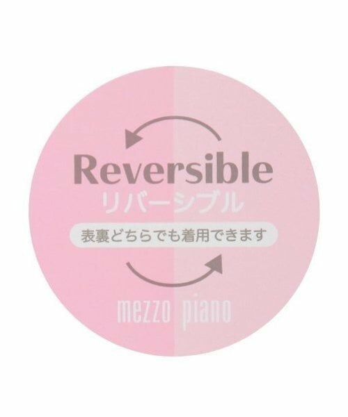 mezzo piano / メゾピアノ ブルゾン | 切替×花柄　リバーシブルブルゾン | 詳細19