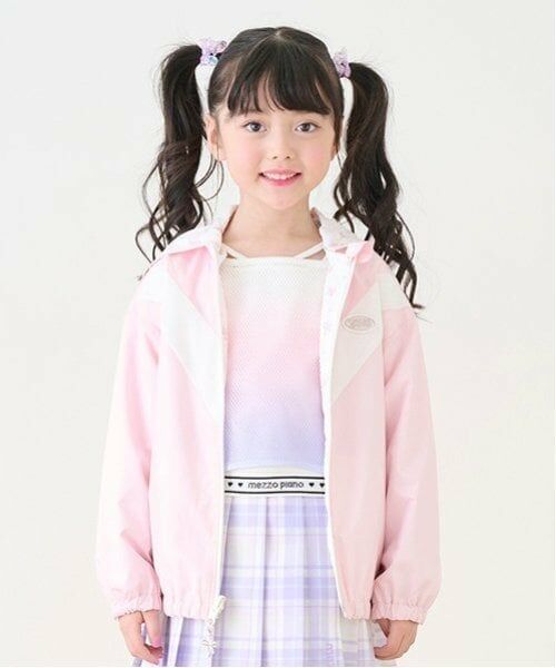 mezzo piano / メゾピアノ ブルゾン | 切替×花柄　リバーシブルブルゾン | 詳細20