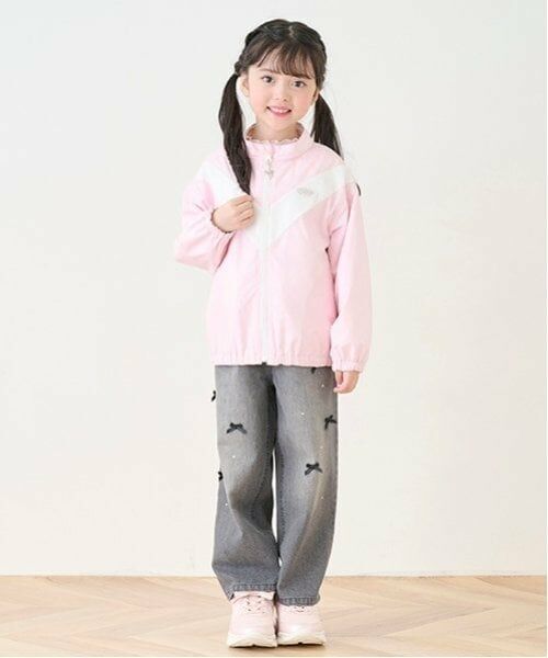 mezzo piano / メゾピアノ ブルゾン | 切替×花柄　リバーシブルブルゾン | 詳細25