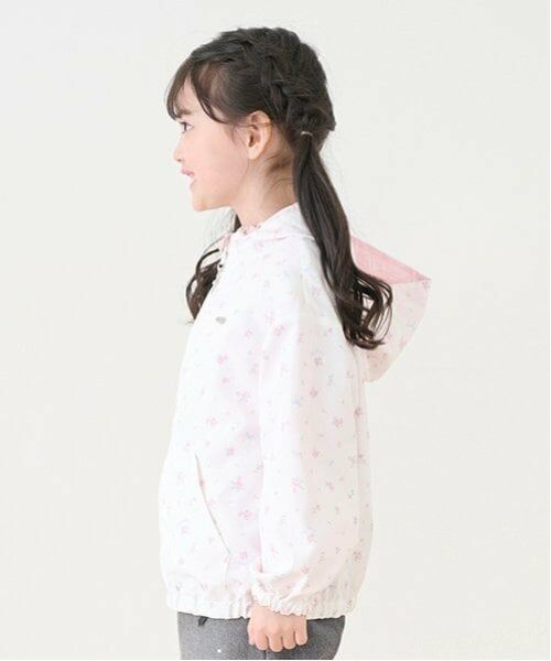 mezzo piano / メゾピアノ ブルゾン | 切替×花柄　リバーシブルブルゾン | 詳細27