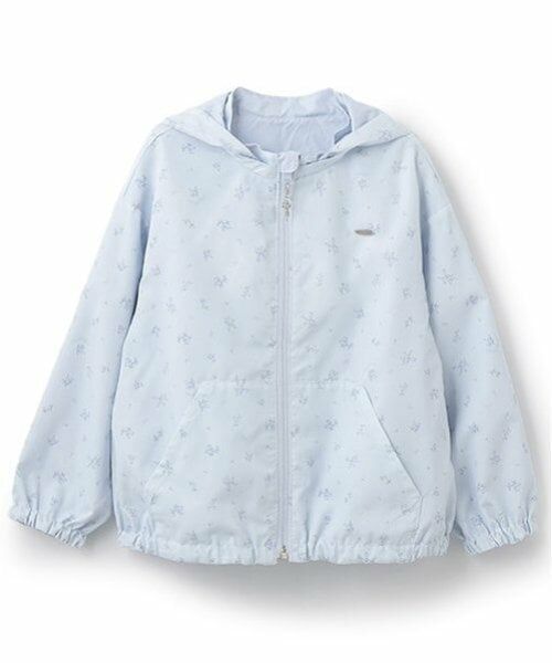 mezzo piano / メゾピアノ ブルゾン | 切替×花柄　リバーシブルブルゾン | 詳細3