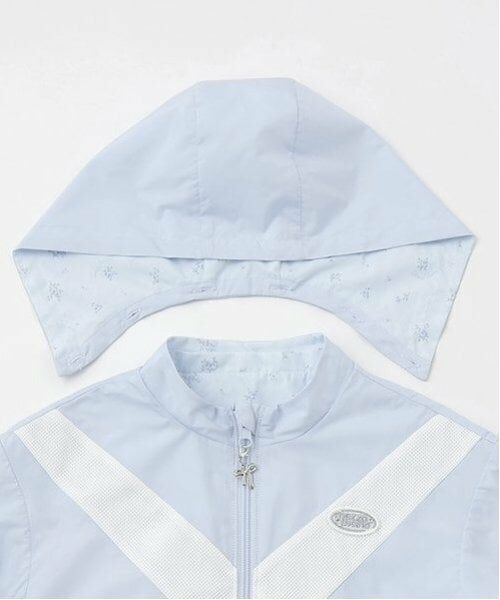 mezzo piano / メゾピアノ ブルゾン | 切替×花柄　リバーシブルブルゾン | 詳細6