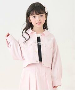 mezzo piano / メゾピアノ ブルゾン | レーストリム　肩落ちGジャン