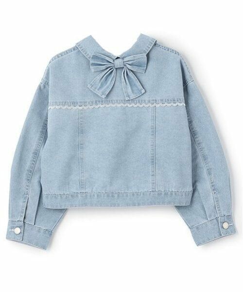 mezzo piano / メゾピアノ ブルゾン | レーストリム　肩落ちGジャン | 詳細1