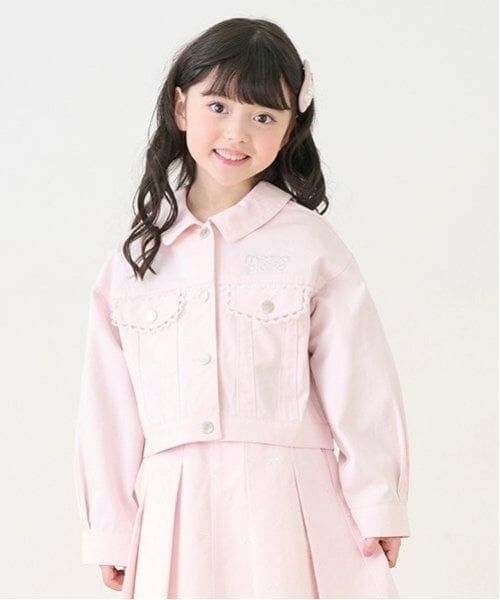 mezzo piano / メゾピアノ ブルゾン | レーストリム　肩落ちGジャン | 詳細15