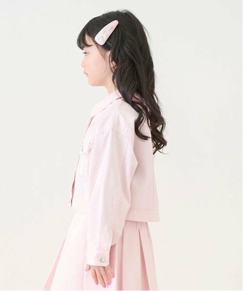 mezzo piano / メゾピアノ ブルゾン | レーストリム　肩落ちGジャン | 詳細16