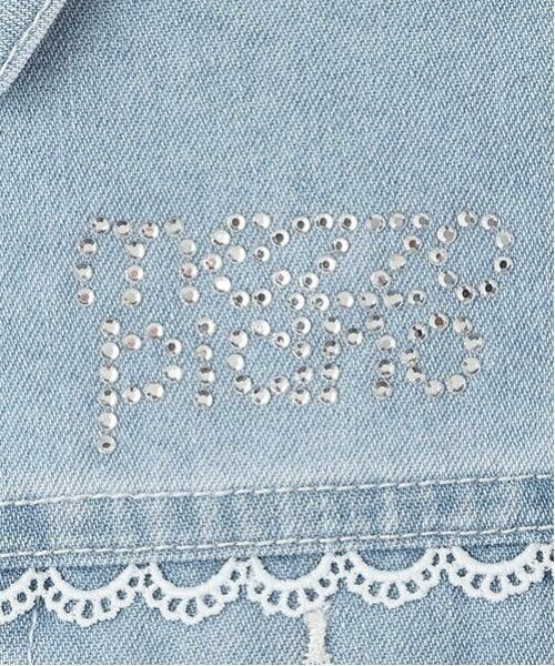 mezzo piano / メゾピアノ ブルゾン | レーストリム　肩落ちGジャン | 詳細3