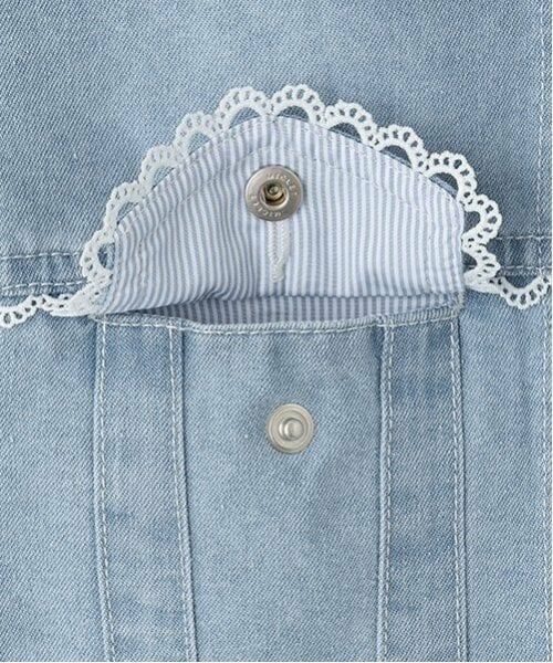 mezzo piano / メゾピアノ ブルゾン | レーストリム　肩落ちGジャン | 詳細4