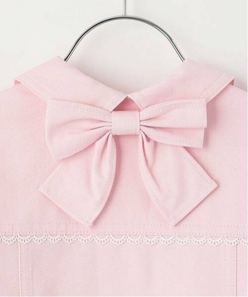 mezzo piano / メゾピアノ ブルゾン | レーストリム　肩落ちGジャン | 詳細7