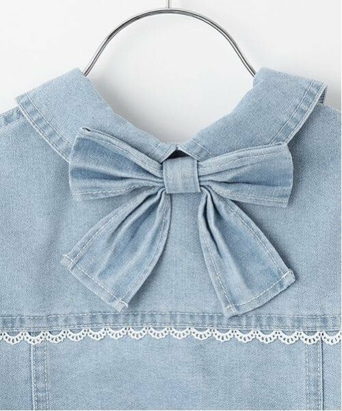 mezzo piano / メゾピアノ ブルゾン | レーストリム　肩落ちGジャン | 詳細8