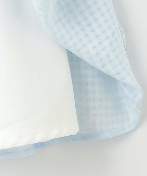 mezzo piano / メゾピアノ ミニ丈・ひざ丈ワンピース | 水彩ミモザ柄　衿付ワンピース | 詳細12