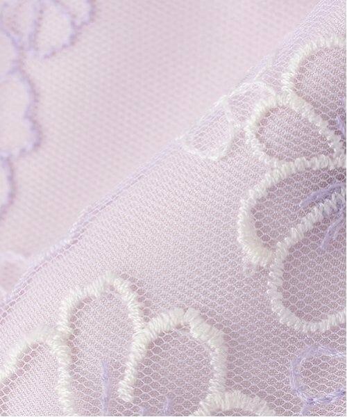 mezzo piano / メゾピアノ ミニ丈・ひざ丈ワンピース | 花刺しゅうチュールドレス | 詳細10