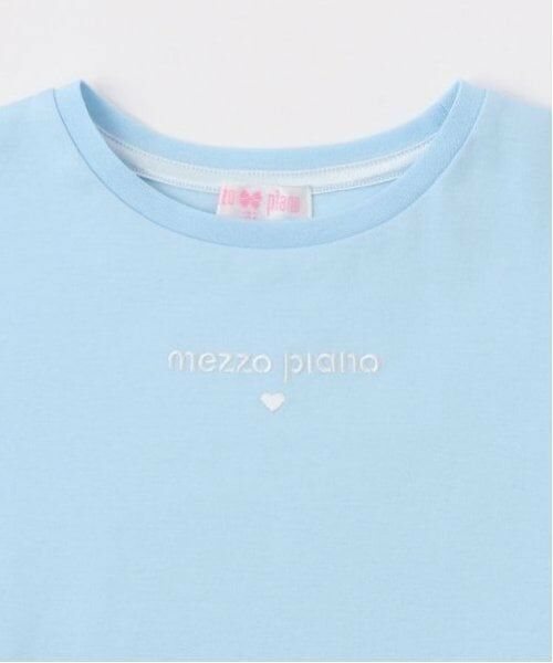 mezzo piano / メゾピアノ ミニ丈・ひざ丈ワンピース | シアーギンガムシャツ＆カットワンピースセット | 詳細7