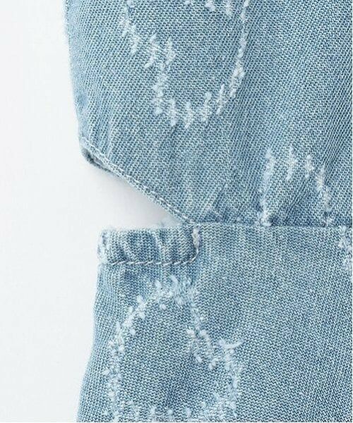 mezzo piano / メゾピアノ ミニ丈・ひざ丈ワンピース | ハート柄デニム　ジャンパースカート | 詳細8