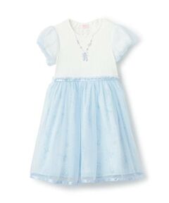 mezzo piano / メゾピアノ ミニ丈・ひざ丈ワンピース | フローラルバレエ柄　ドッキングワンピース