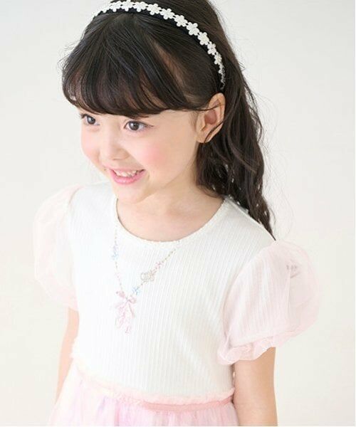 mezzo piano / メゾピアノ ミニ丈・ひざ丈ワンピース | フローラルバレエ柄　ドッキングワンピース | 詳細15