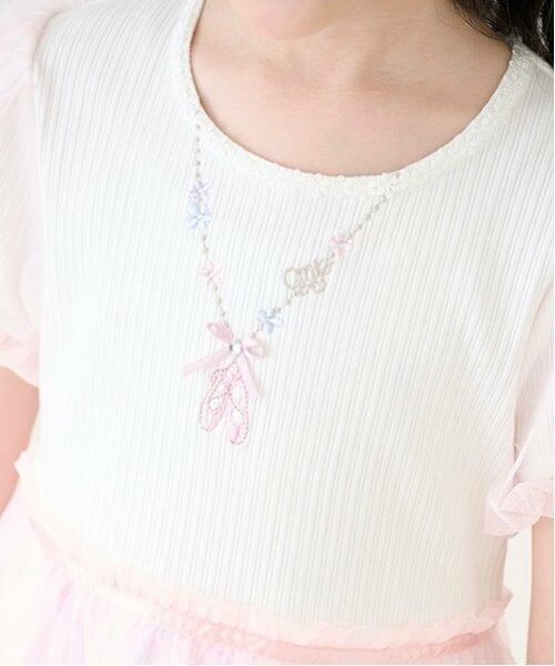 mezzo piano / メゾピアノ ミニ丈・ひざ丈ワンピース | フローラルバレエ柄　ドッキングワンピース | 詳細16