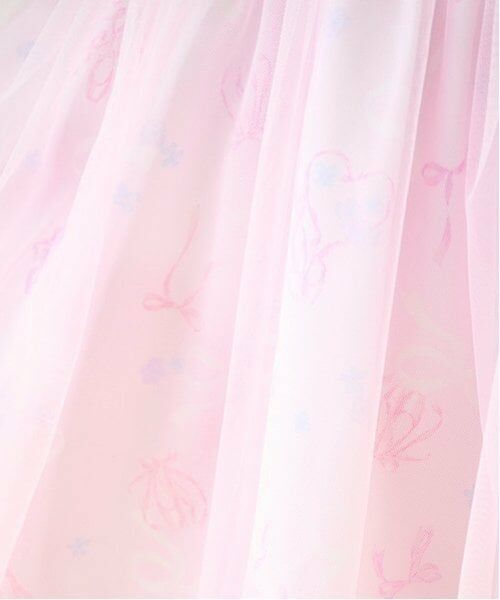 mezzo piano / メゾピアノ ミニ丈・ひざ丈ワンピース | フローラルバレエ柄　ドッキングワンピース | 詳細18