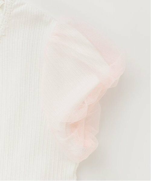 mezzo piano / メゾピアノ ミニ丈・ひざ丈ワンピース | フローラルバレエ柄　ドッキングワンピース | 詳細6