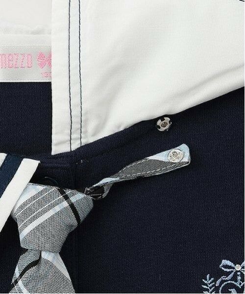 mezzo piano / メゾピアノ ミニ丈・ひざ丈ワンピース | セーラーカラー　チェックプリーツ　ドッキングワンピース | 詳細4