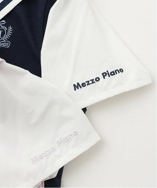 mezzo piano / メゾピアノ ミニ丈・ひざ丈ワンピース | セーラーカラー　チェックプリーツ　ドッキングワンピース | 詳細7